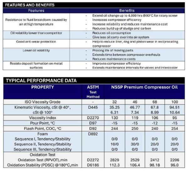 NSSP Premium Compressor Oil - Image 2