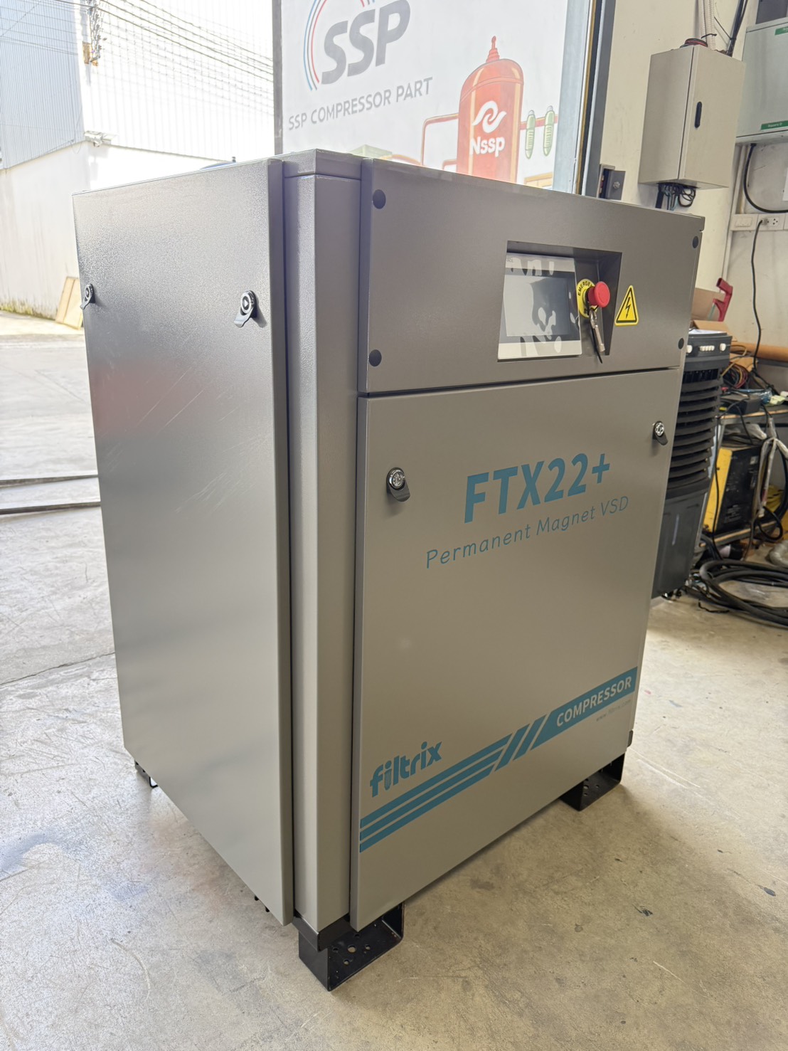 เครื่องอัดลมสกรู Filtrix FTX22+ ขนาด 30 HP (22 kW) ระบบ Permanent Magnet VSD - Image 3