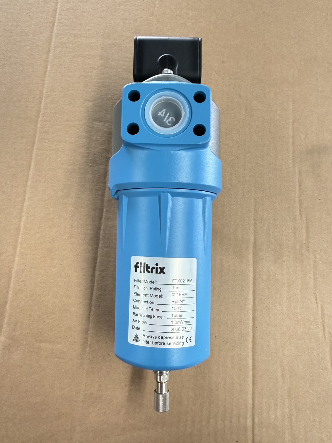 ชุดกรองลมอัด Filtrix FTX0218M ขนาด 3/4 นิ้ว ความละเอียด 1 ไมครอน - Image 6