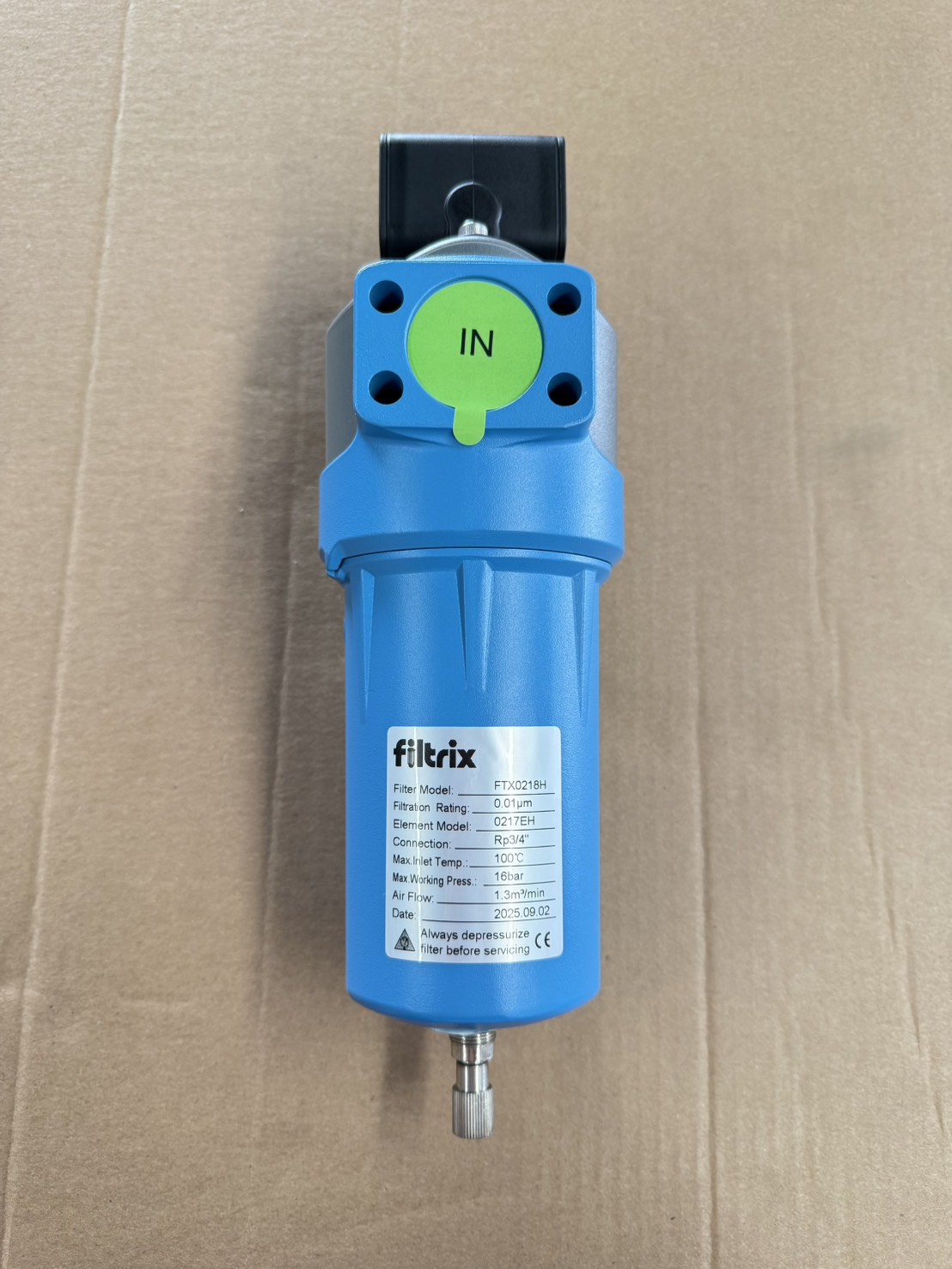 ไส้กรองลมอัด Filtrix FTX0218H ขนาด 3/4 นิ้ว ความละเอียด 0.01 ไมครอน - Image 6