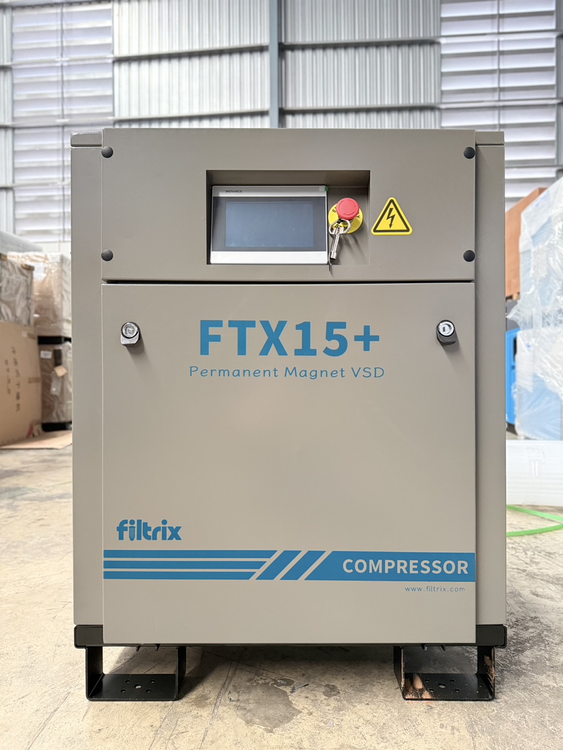 เครื่องอัดลมสกรู Filtrix FTX15+ ขนาด 20 HP (15 kW) ระบบ Permanent Magnet VSD - Image 2