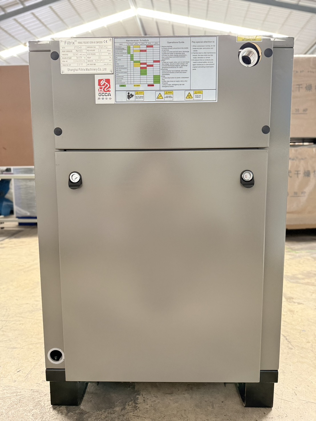 เครื่องอัดลมสกรู Filtrix FTX15+ ขนาด 20 HP (15 kW) ระบบ Permanent Magnet VSD - Image 5