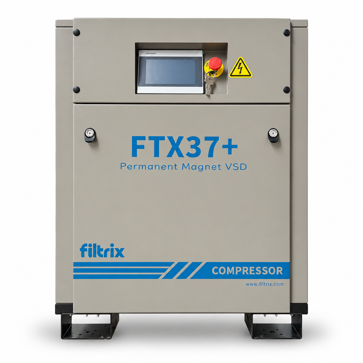 เครื่องอัดลมสกรู Filtrix FTX37+ 50 HP ระบบ Permanent Magnet VSD