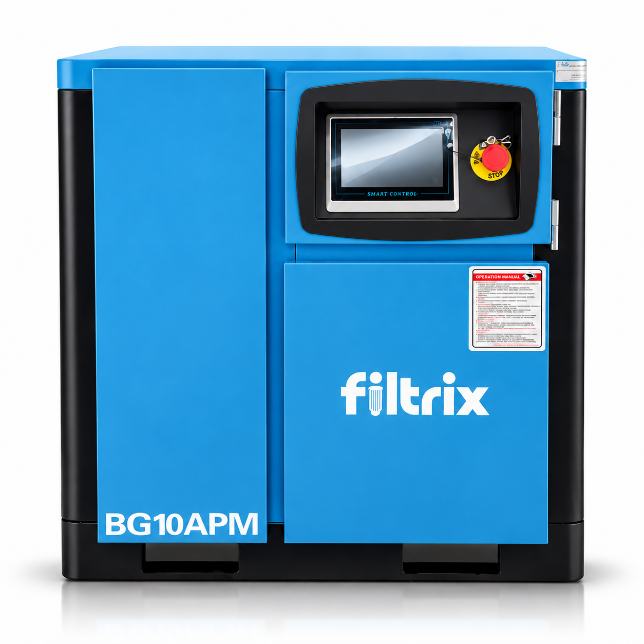 เครื่องอัดลมสกรู Filtrix BG10APM 10 HP สำหรับระบบลมอัดอุตสาหกรรม